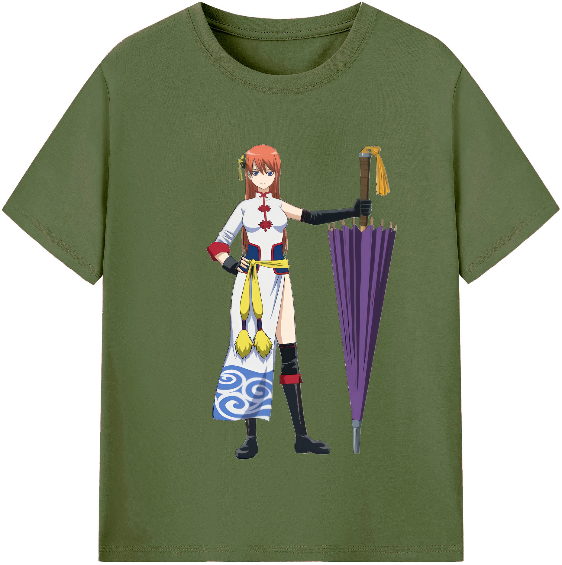 （画像用） ぎんたま 坂田銀時（さかたぎんとき） 神楽 志村新八（しむら しんぱち） GINTAMA Sakata Gintoki Kagura Shimura Shinpachi 綿100％半袖Tシャツ（フロントプリント）